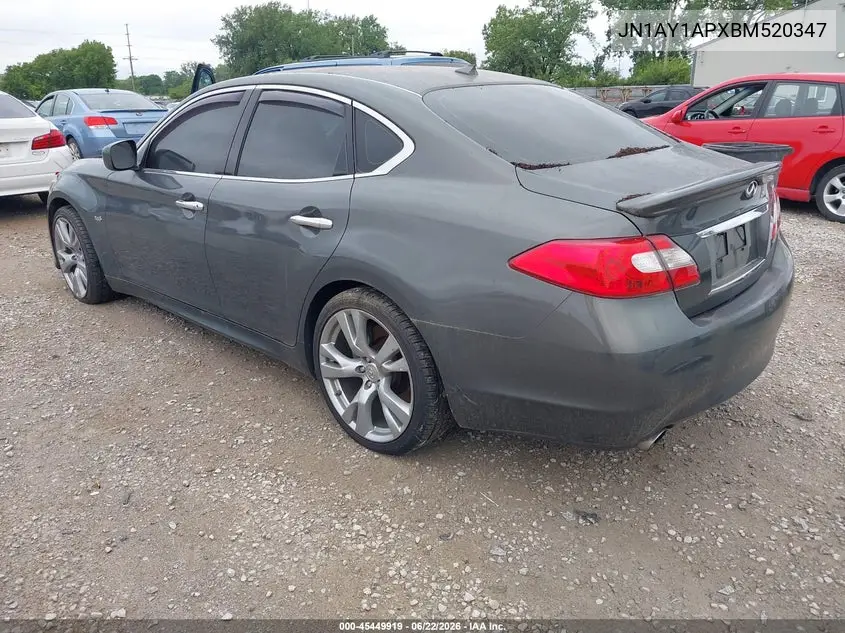 2011 Infiniti M56 VIN: JN1AY1APXBM520347 Lot: 45449919