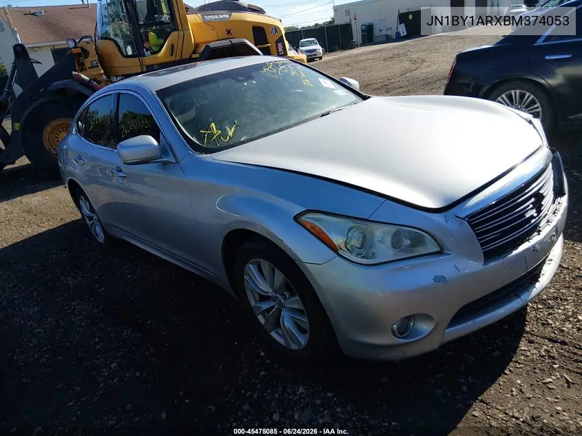 2011 Infiniti M37X VIN: JN1BY1ARXBM374053 Lot: 45475085