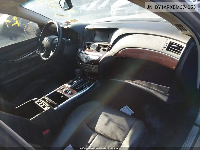 2011 Infiniti M37X VIN: JN1BY1ARXBM374053 Lot: 45475085