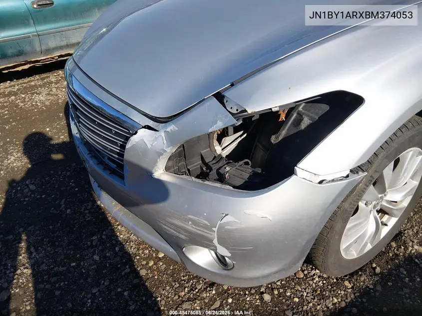 2011 Infiniti M37X VIN: JN1BY1ARXBM374053 Lot: 45475085