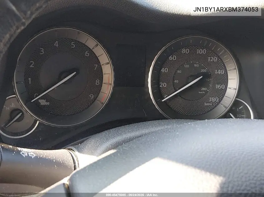 2011 Infiniti M37X VIN: JN1BY1ARXBM374053 Lot: 45475085