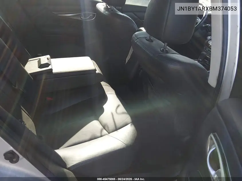 2011 Infiniti M37X VIN: JN1BY1ARXBM374053 Lot: 45475085