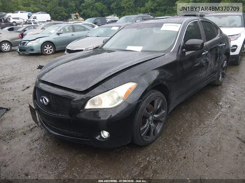 2011 Infiniti M37X VIN: JN1BY1AR4BM370709 Lot: 45529596