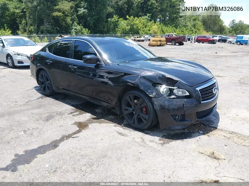 2011 Infiniti M37 VIN: JN1BY1AP7BM326086 Lot: 45530027