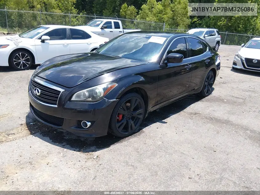 2011 Infiniti M37 VIN: JN1BY1AP7BM326086 Lot: 45530027