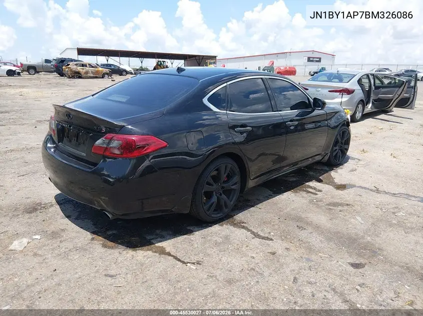 2011 Infiniti M37 VIN: JN1BY1AP7BM326086 Lot: 45530027