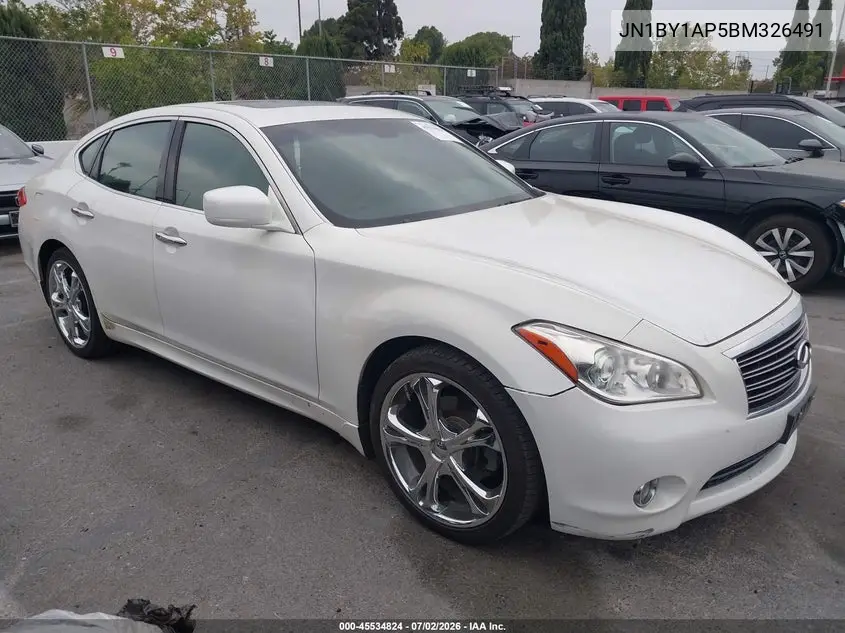 2011 Infiniti M37 VIN: JN1BY1AP5BM326491 Lot: 45534824