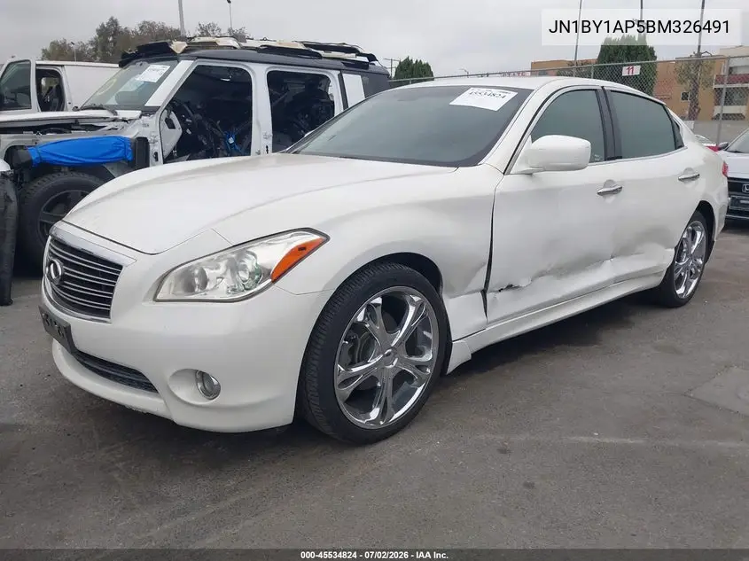 2011 Infiniti M37 VIN: JN1BY1AP5BM326491 Lot: 45534824