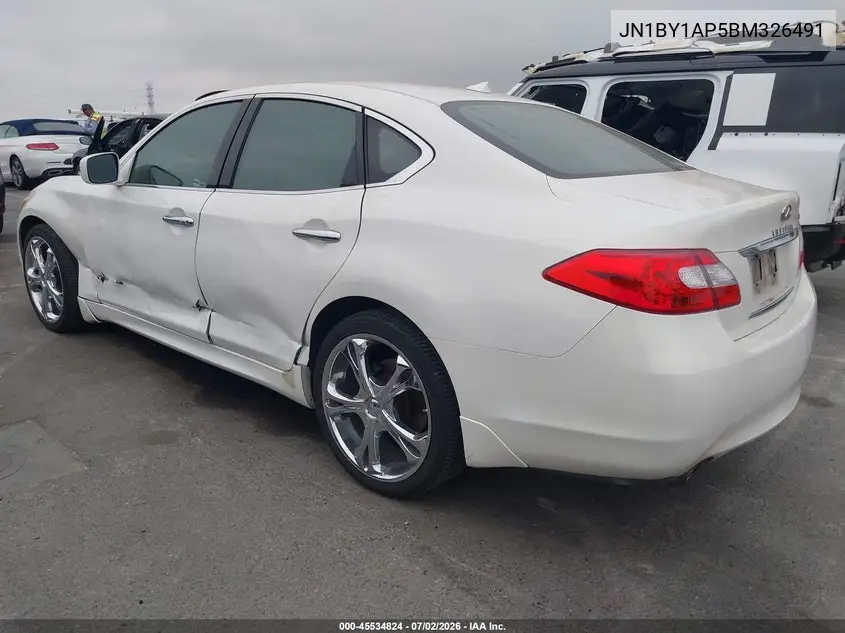 2011 Infiniti M37 VIN: JN1BY1AP5BM326491 Lot: 45534824