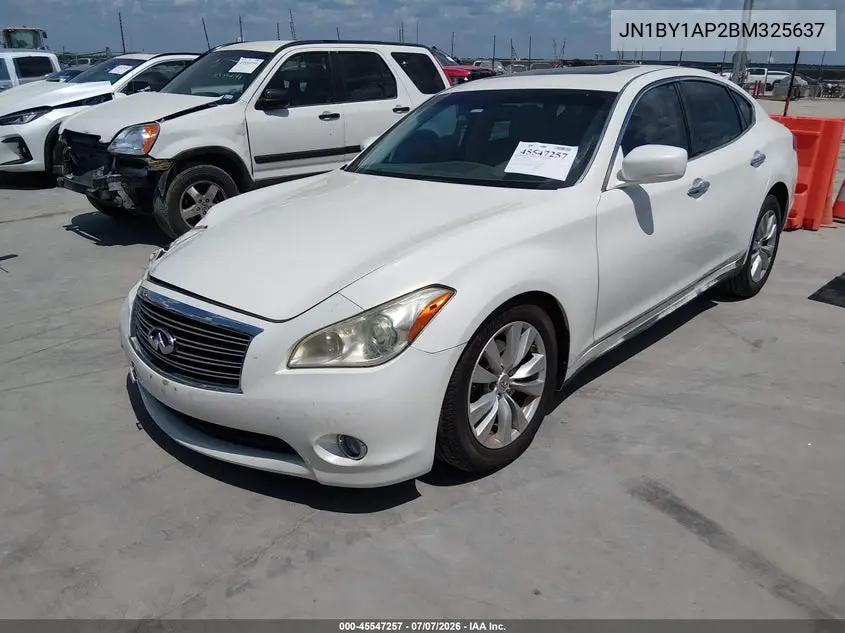 2011 Infiniti M37 VIN: JN1BY1AP2BM325637 Lot: 45547257