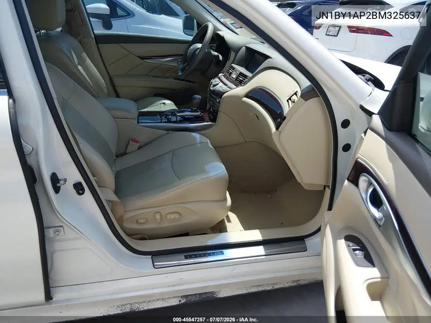 2011 Infiniti M37 VIN: JN1BY1AP2BM325637 Lot: 45547257