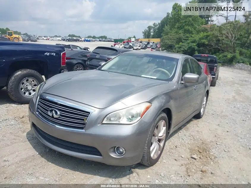 2011 Infiniti M37 VIN: JN1BY1AP7BM325424 Lot: 45548434