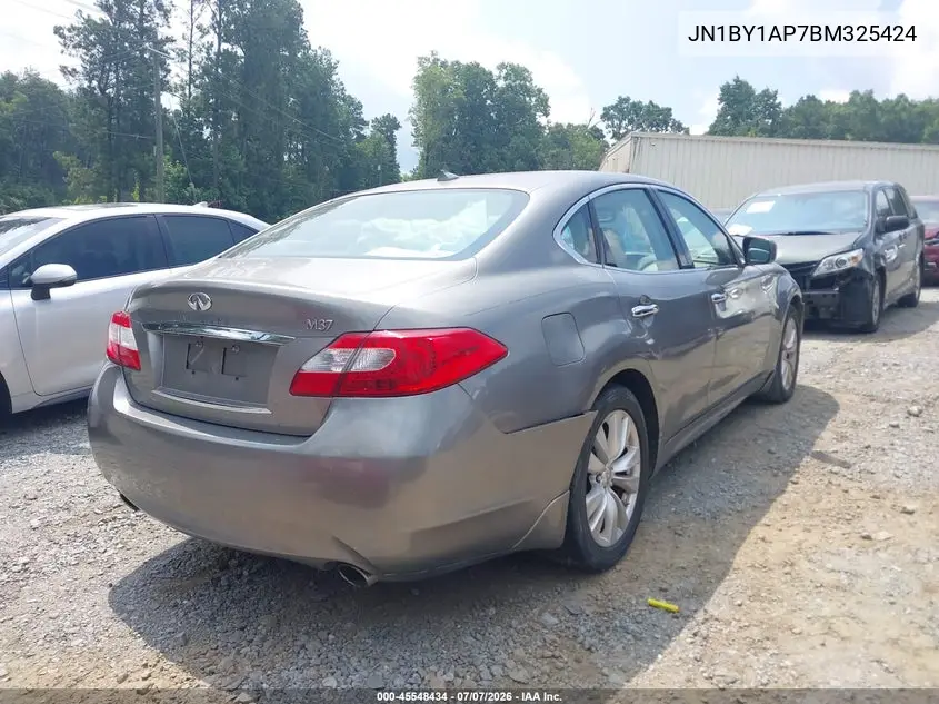 2011 Infiniti M37 VIN: JN1BY1AP7BM325424 Lot: 45548434