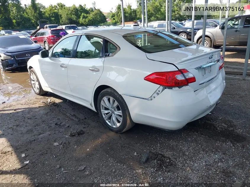 2011 Infiniti M37X VIN: JN1BY1AR9BM375162 Lot: 45578916