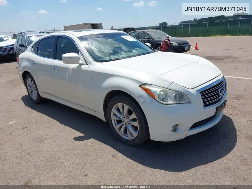 2011 Infiniti M37X VIN: JN1BY1AR7BM371045 Lot: 45609453