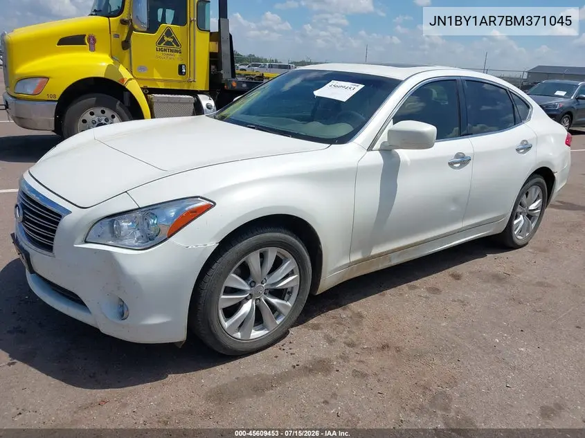 2011 Infiniti M37X VIN: JN1BY1AR7BM371045 Lot: 45609453