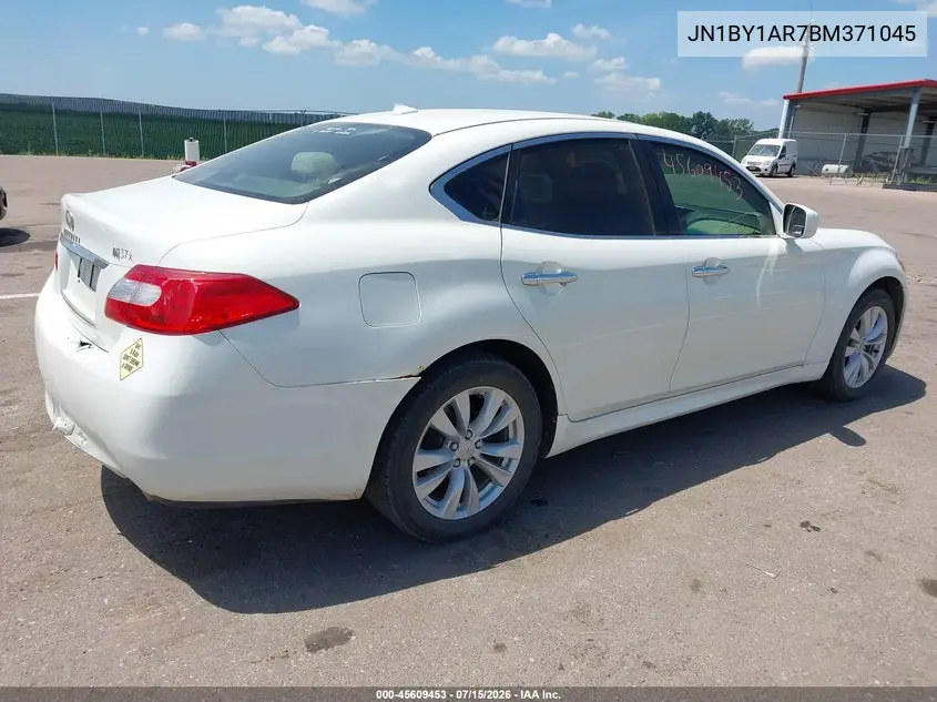 2011 Infiniti M37X VIN: JN1BY1AR7BM371045 Lot: 45609453