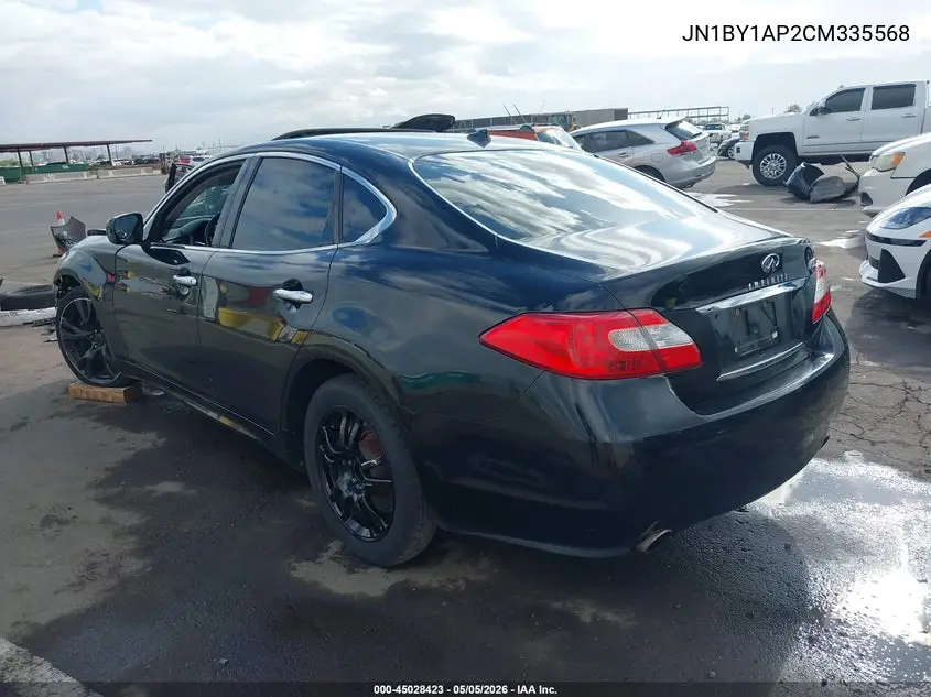 2012 Infiniti M37 VIN: JN1BY1AP2CM335568 Lot: 45028423