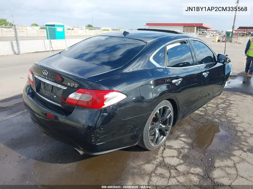 2012 Infiniti M37 VIN: JN1BY1AP2CM335568 Lot: 45028423