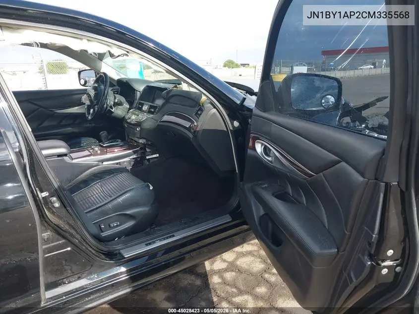 2012 Infiniti M37 VIN: JN1BY1AP2CM335568 Lot: 45028423