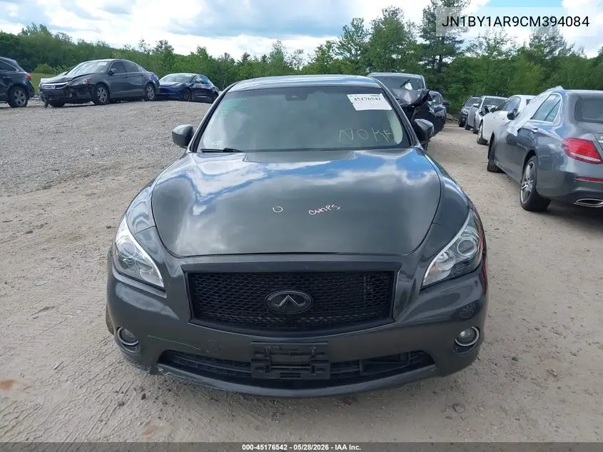 2012 Infiniti M37X VIN: JN1BY1AR9CM394084 Lot: 45176542