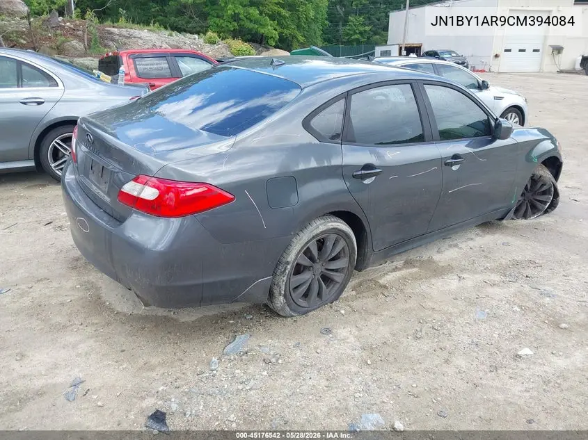 2012 Infiniti M37X VIN: JN1BY1AR9CM394084 Lot: 45176542