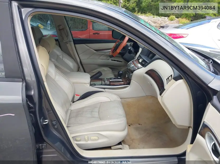 2012 Infiniti M37X VIN: JN1BY1AR9CM394084 Lot: 45176542