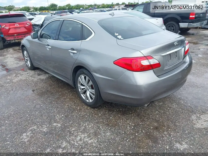 2012 Infiniti M37 VIN: JN1BY1AP0CM331082 Lot: 45230353