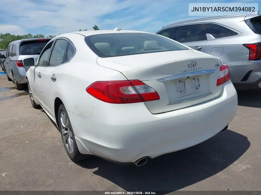 2012 Infiniti M37X VIN: JN1BY1AR5CM394082 Lot: 45238974