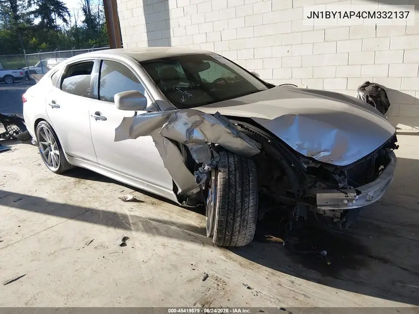 2012 Infiniti M37 VIN: JN1BY1AP4CM332137 Lot: 45419579
