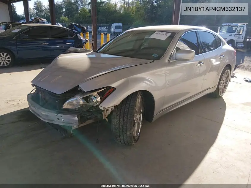 2012 Infiniti M37 VIN: JN1BY1AP4CM332137 Lot: 45419579