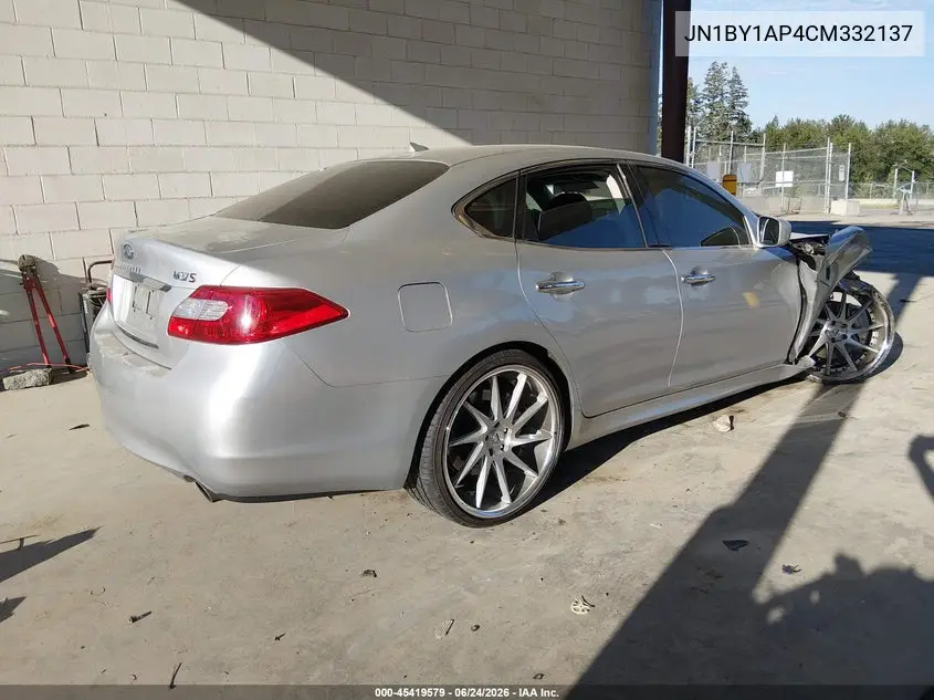 2012 Infiniti M37 VIN: JN1BY1AP4CM332137 Lot: 45419579