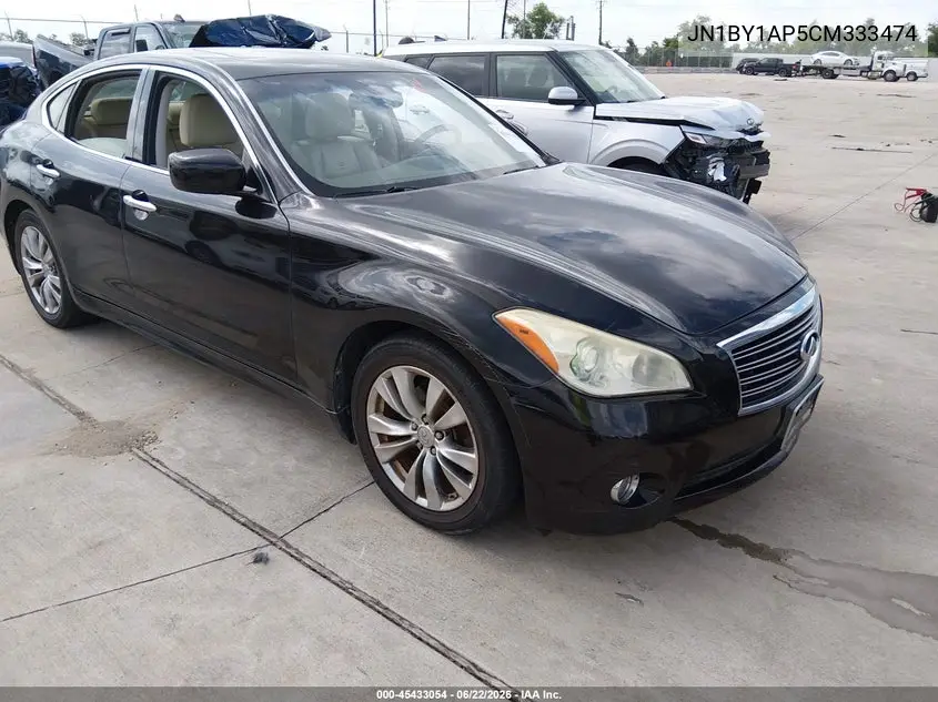 2012 Infiniti M37 VIN: JN1BY1AP5CM333474 Lot: 45433054