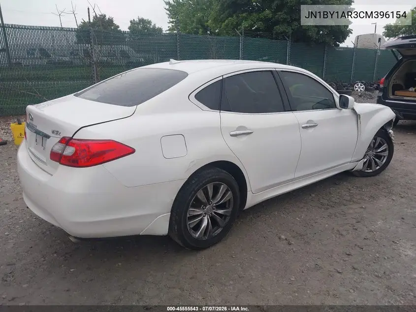 2012 Infiniti M37X VIN: JN1BY1AR3CM396154 Lot: 45555543