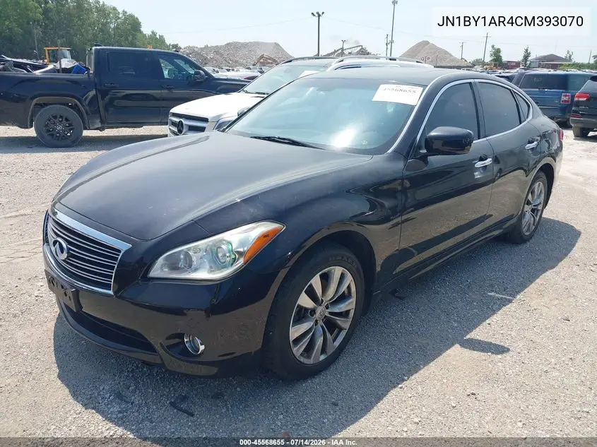 2012 Infiniti M37X VIN: JN1BY1AR4CM393070 Lot: 45568655