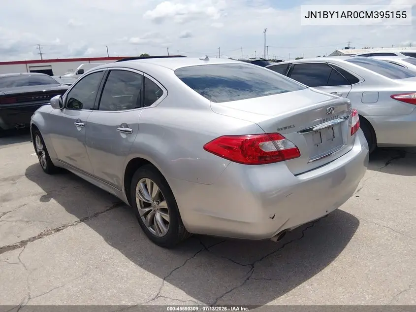 2012 Infiniti M37X VIN: JN1BY1AR0CM395155 Lot: 45590309