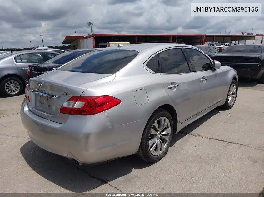 2012 Infiniti M37X VIN: JN1BY1AR0CM395155 Lot: 45590309