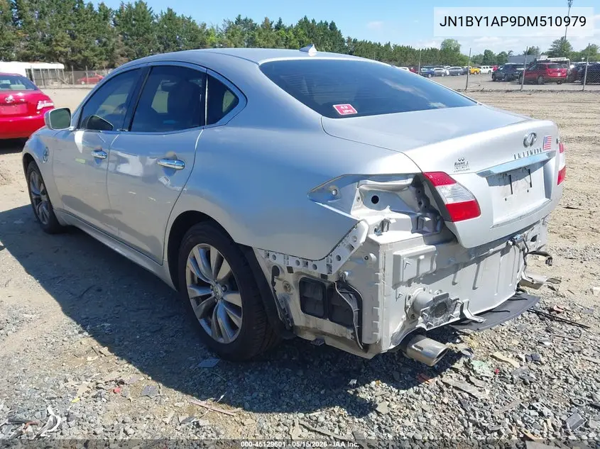 2013 Infiniti M37 VIN: JN1BY1AP9DM510979 Lot: 45129601