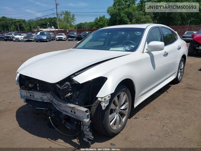 2013 Infiniti M37X VIN: JN1BY1AR1DM600693 Lot: 45346419