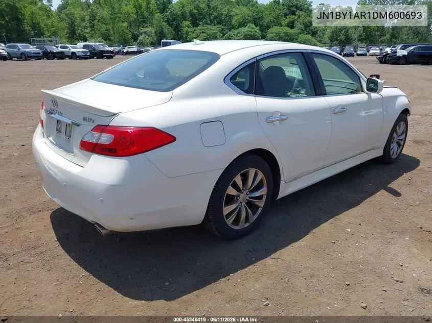 2013 Infiniti M37X VIN: JN1BY1AR1DM600693 Lot: 45346419
