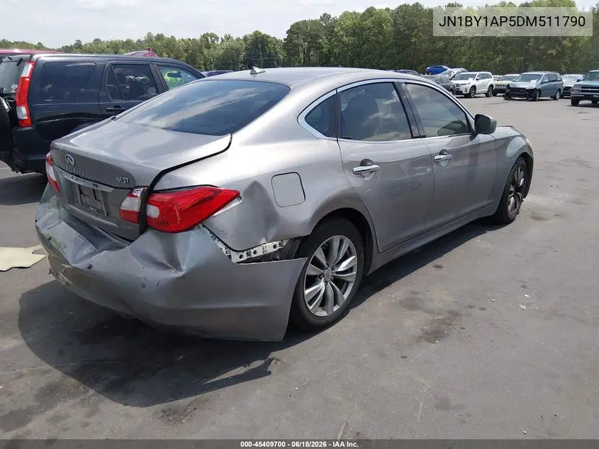 2013 Infiniti M37 VIN: JN1BY1AP5DM511790 Lot: 45409700