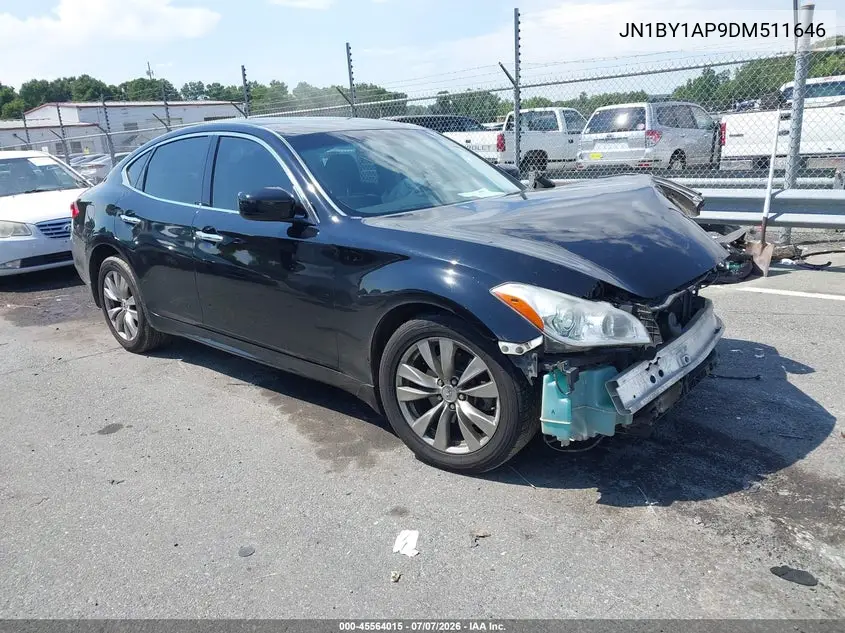 2013 Infiniti M37 VIN: JN1BY1AP9DM511646 Lot: 45564015