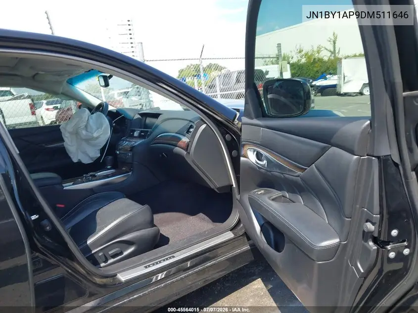 2013 Infiniti M37 VIN: JN1BY1AP9DM511646 Lot: 45564015