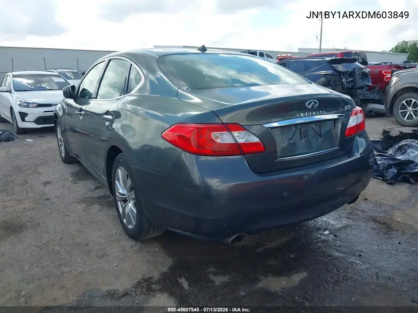 2013 Infiniti M37X VIN: JN1BY1ARXDM603849 Lot: 45607545
