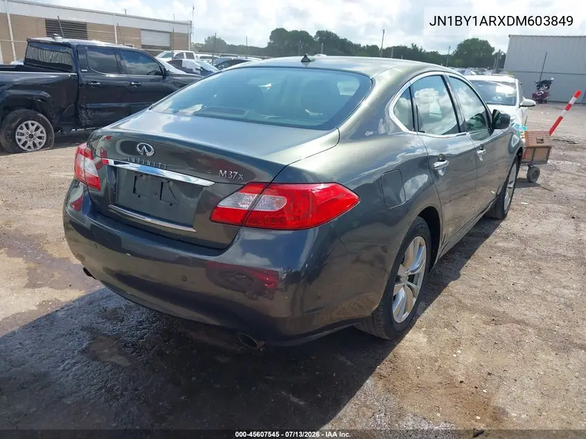2013 Infiniti M37X VIN: JN1BY1ARXDM603849 Lot: 45607545