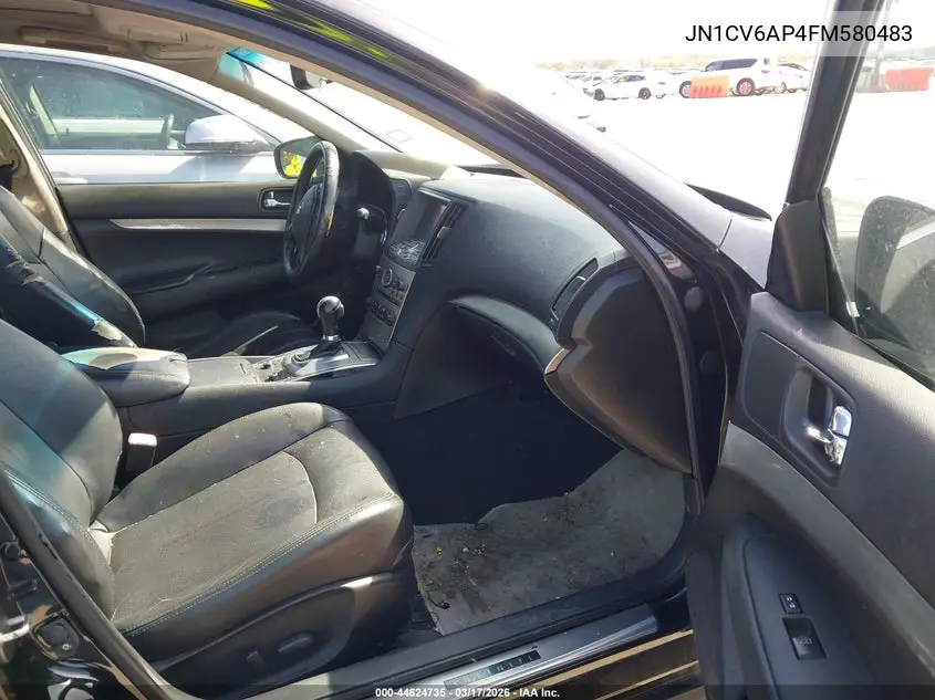 2015 Infiniti Q40 VIN: JN1CV6AP4FM580483 Lot: 44624735