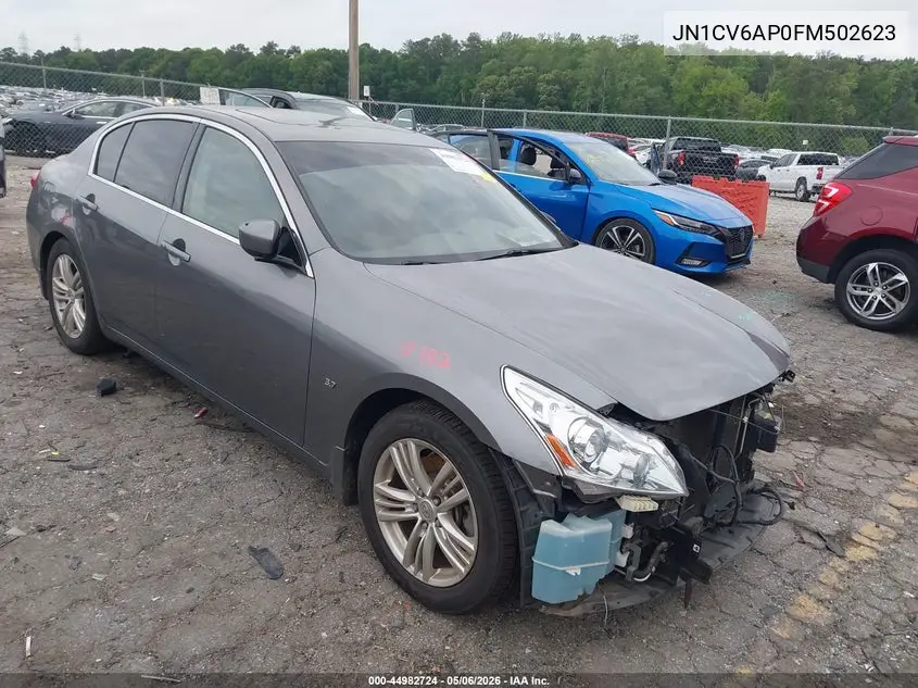 2015 Infiniti Q40 VIN: JN1CV6AP0FM502623 Lot: 44982724