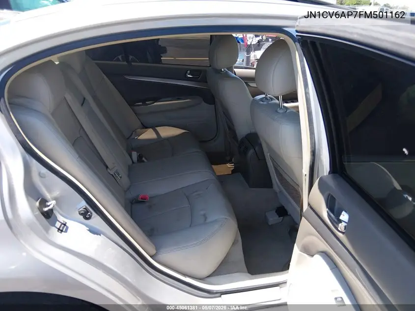 2015 Infiniti Q40 VIN: JN1CV6AP7FM501162 Lot: 45061381