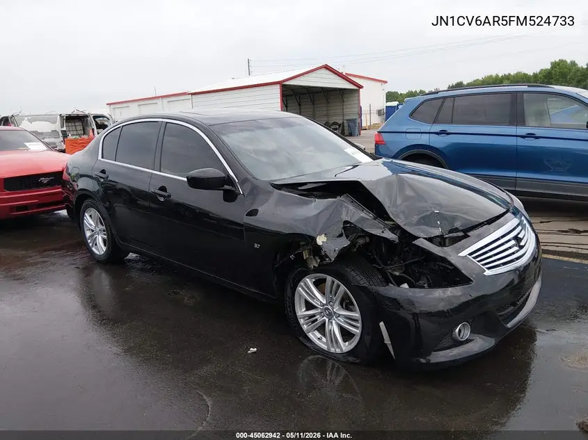 2015 Infiniti Q40 VIN: JN1CV6AR5FM524733 Lot: 45062942