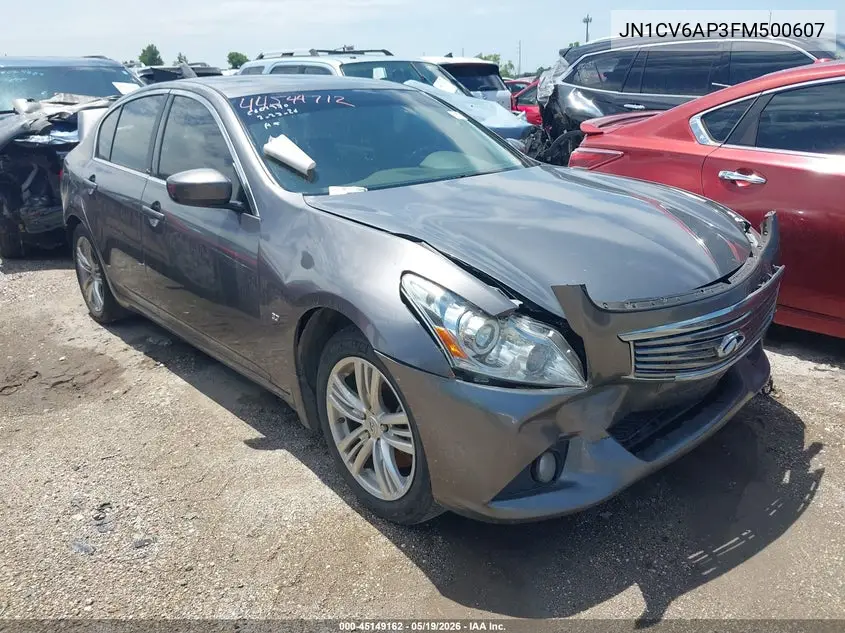 2015 Infiniti Q40 VIN: JN1CV6AP3FM500607 Lot: 45149162
